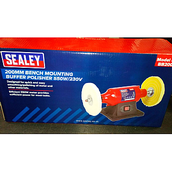 Sealey BB2002 Bench Mounted Polishing & Buffing Machine